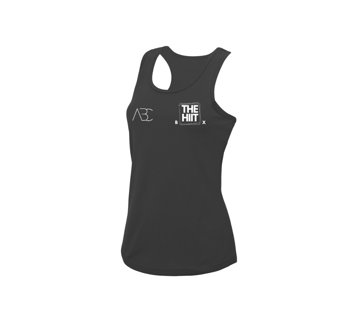 HIIT BX Hyrox Ladies Training Vest - Charcoal Edition