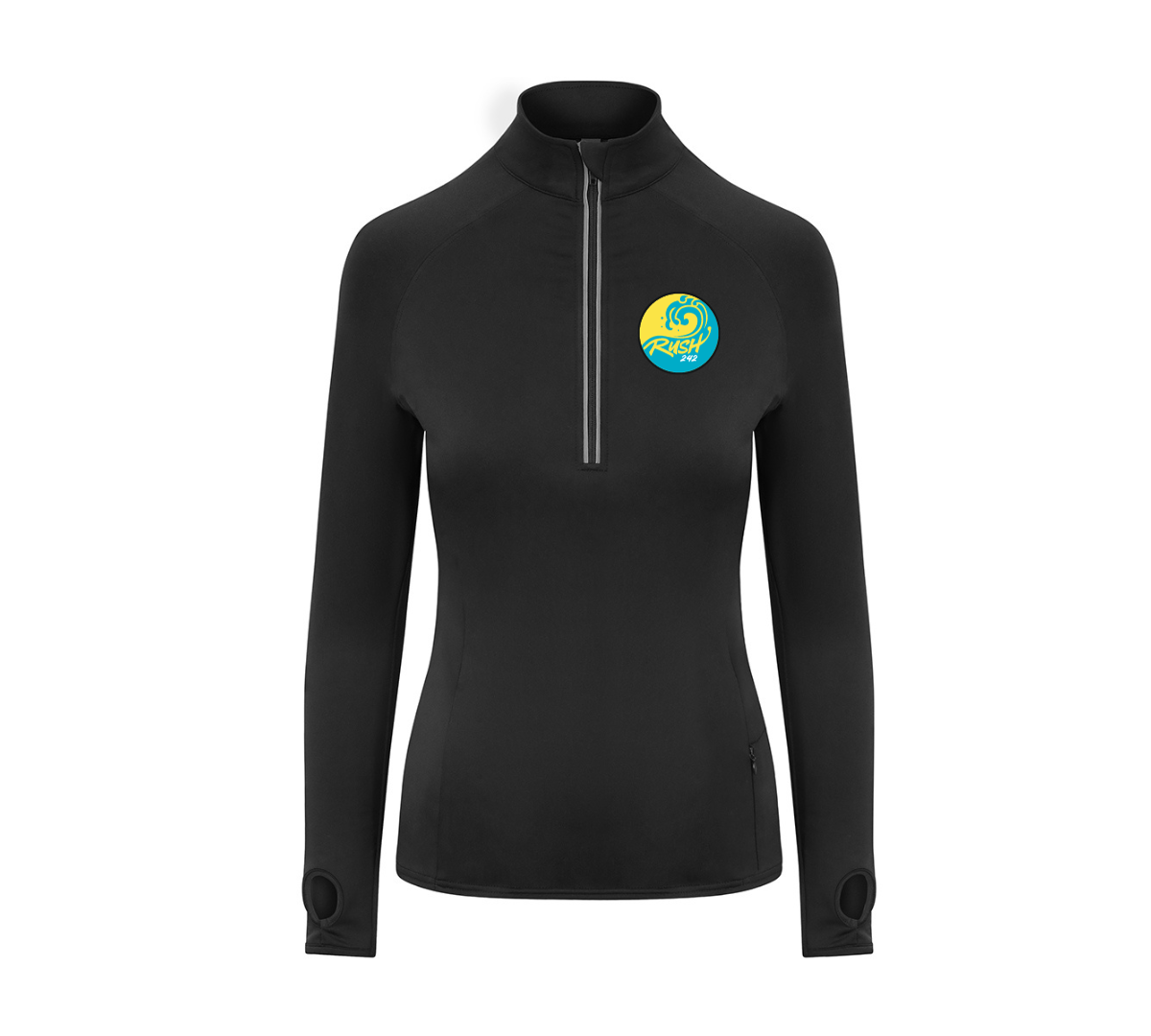 Rush242 Ladies Half Zip Training Top