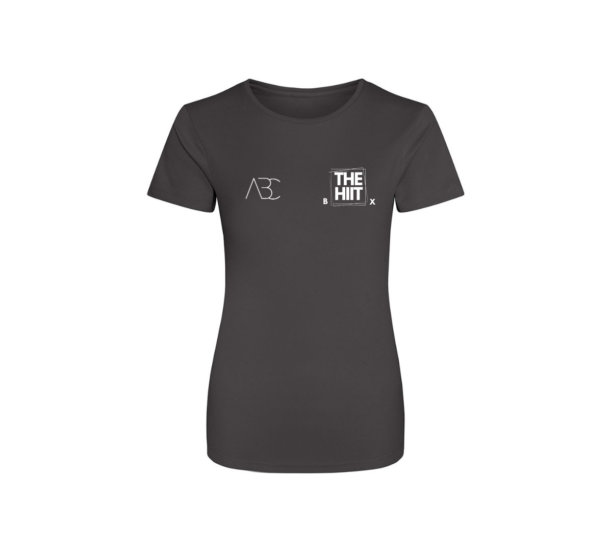 HIIT BX Hyrox Ladies Training T-Shirt - Charcoal Edition