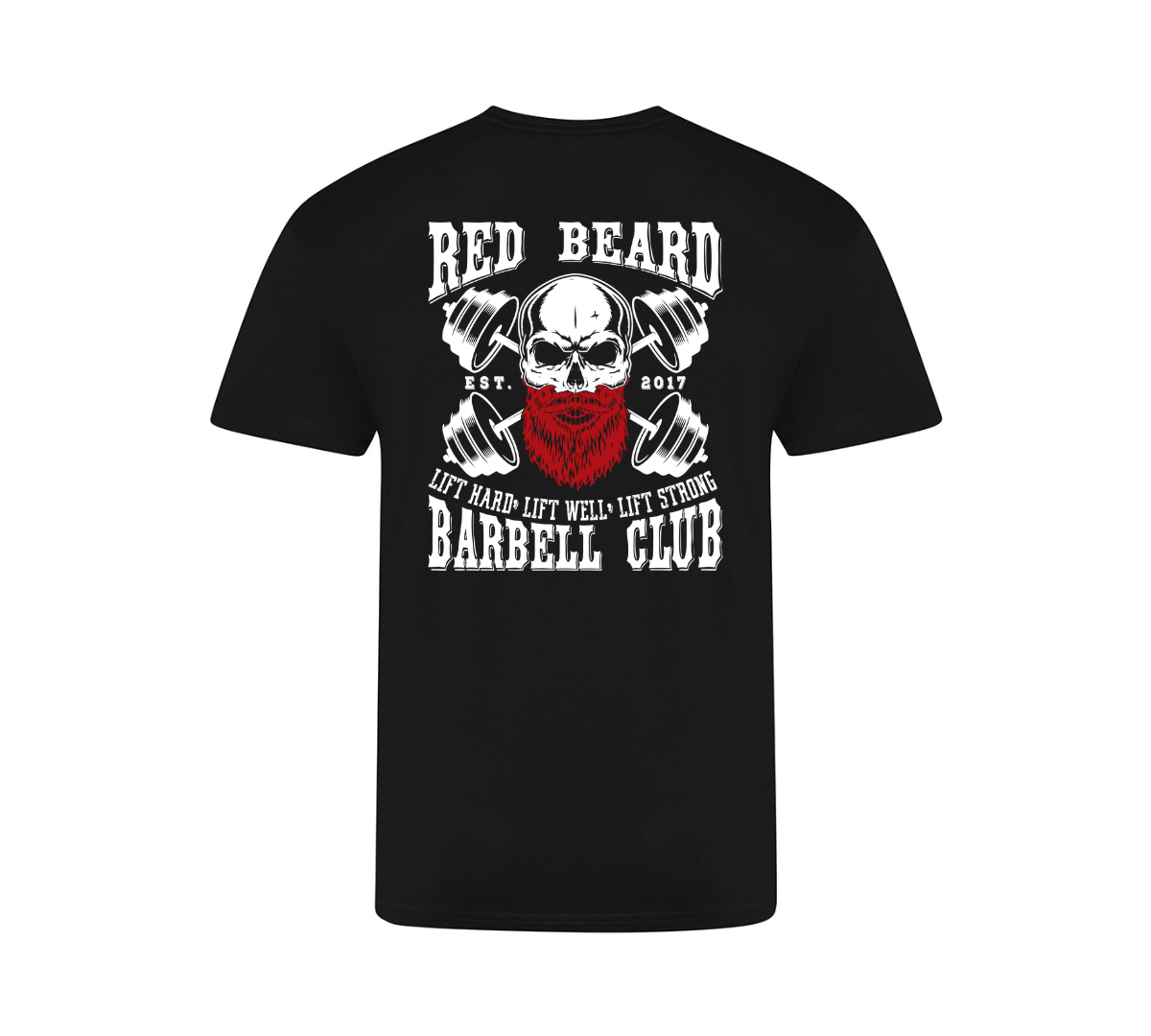 Red Beard Barbell Short Sleeved Dri-Fit T-Shirt
