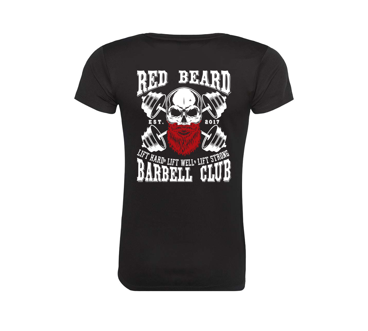 Red Beard Barbell Ladies Short Sleeved Dri-Fit T-Shirt