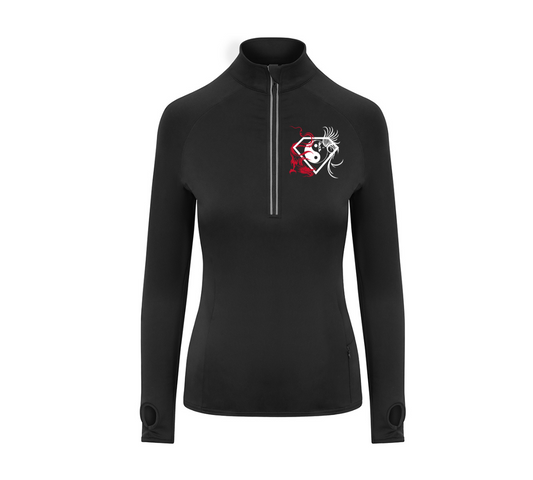 ShinobiFit Ladies Half Zip Training Top