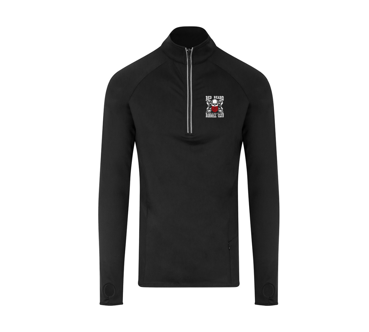 Red Beard Barbell Half Zip Training Top