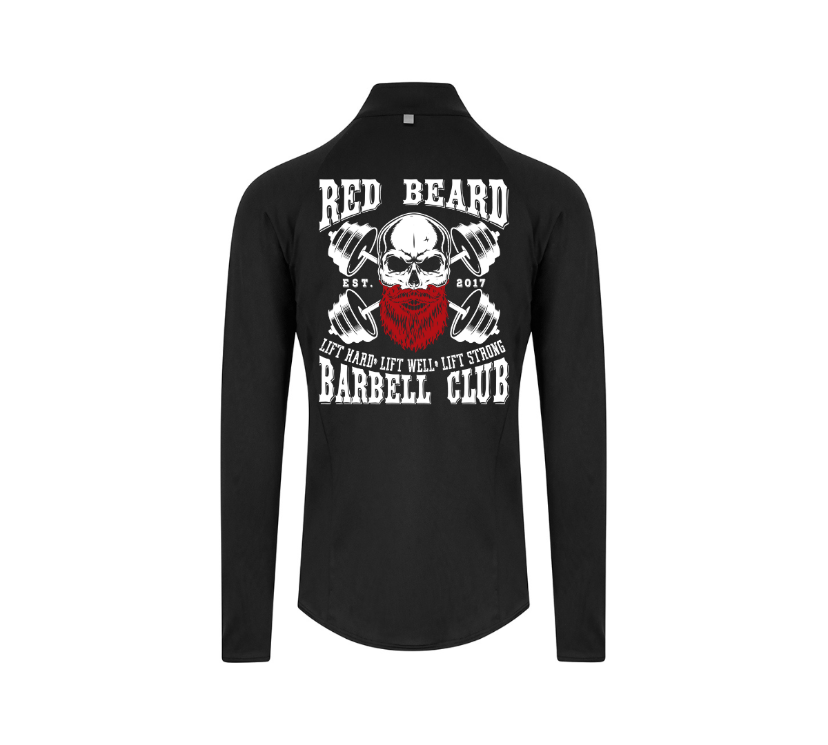 Red Beard Barbell Half Zip Training Top