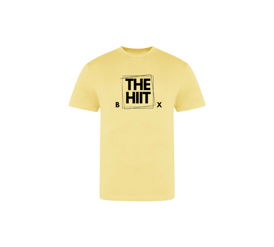 The HIIT Box Short Sleeved T-Shirt Sherbet Yellow