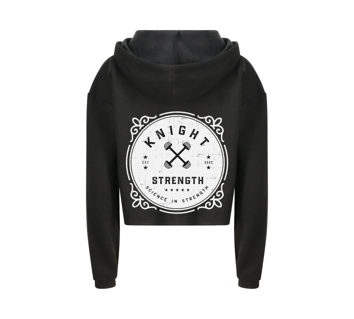 Knight Strength Ladies Cropped Hoodie