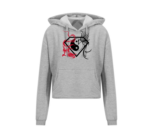 ShinobiFit Ladies Cropped Hoodie