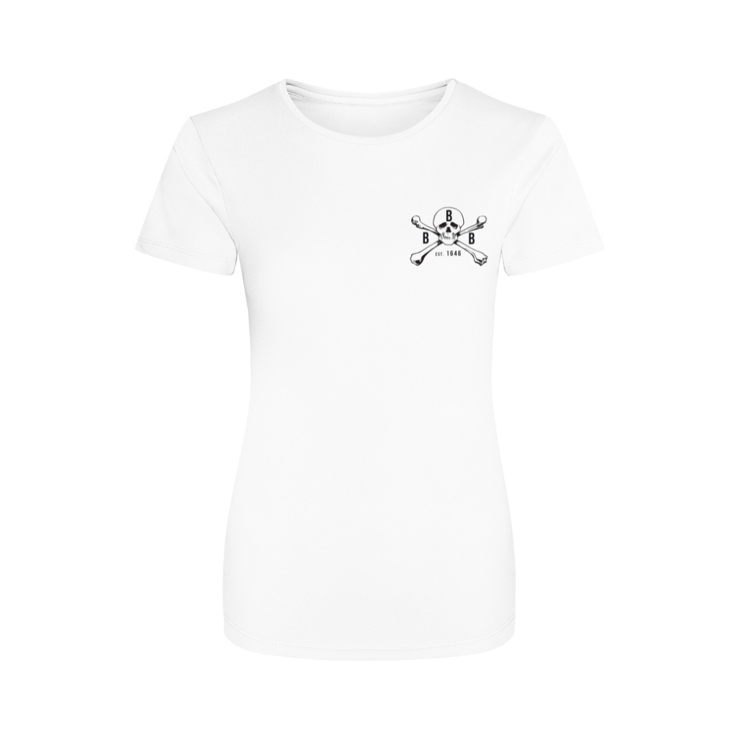 Battle Bonfire Society Skull Logo Ladies Fit T Shirt