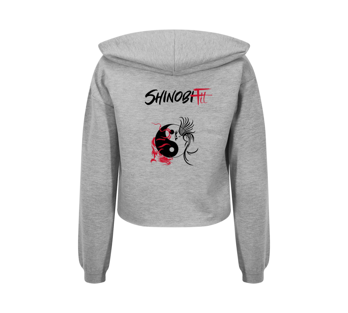 ShinobiFit Ladies Cropped Hoodie