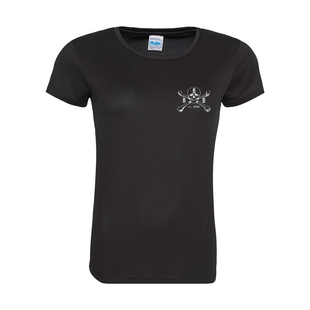 Battle Bonfire Society Skull Logo Ladies Fit T Shirt