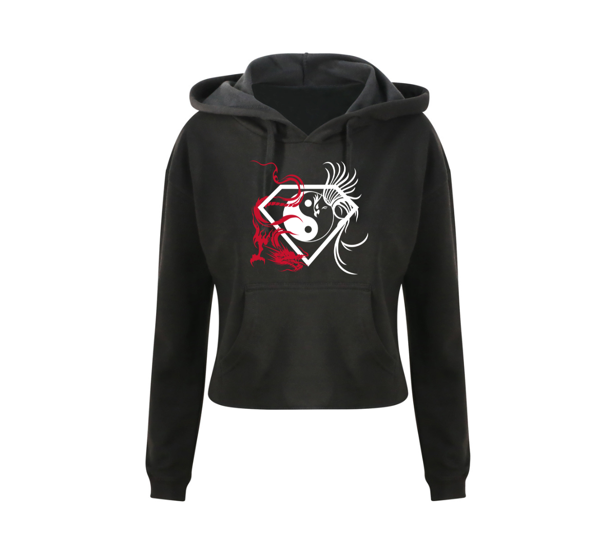 ShinobiFit Ladies Cropped Hoodie