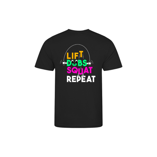 CrossFit Hunta Lift Dubs Squat Repeat T-Shirt