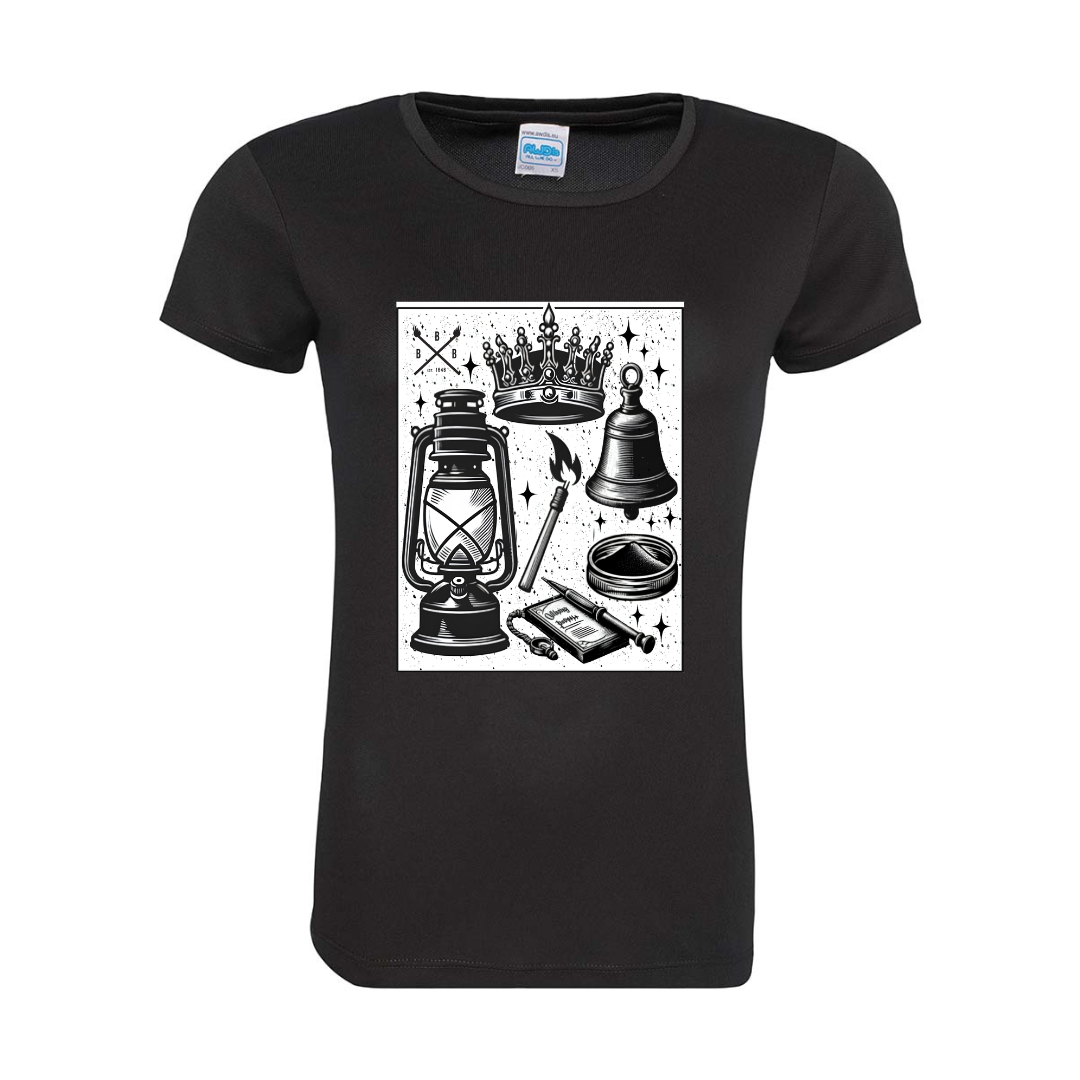 Battle Bonfire Society Chant Collection Ladies Fit T Shirt