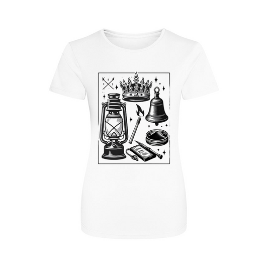 Battle Bonfire Society Chant Collection Ladies Fit T Shirt