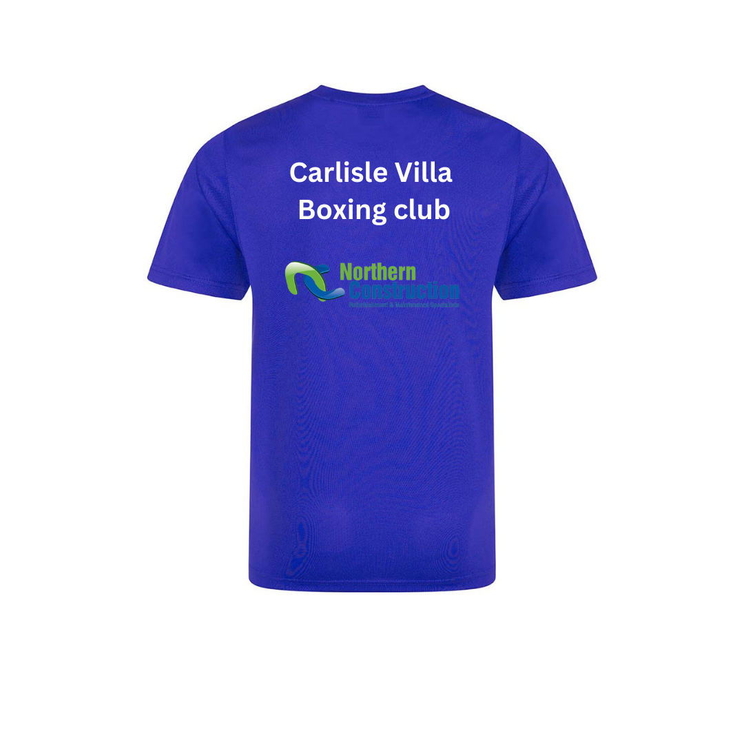 Carlisle Villa Amateur Boxing Club Short Sleeved Training T-Shirt