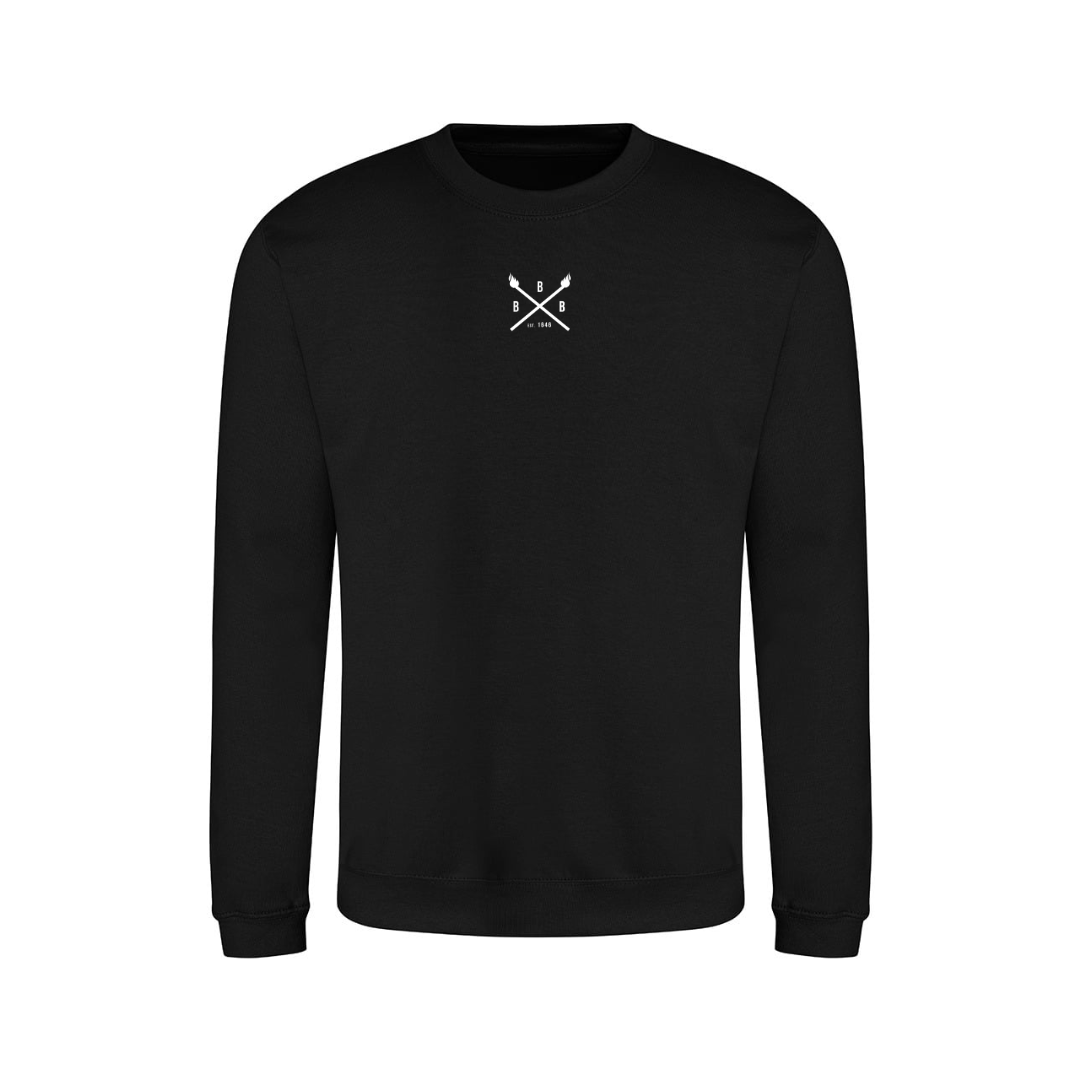 Battle Bonfire Society Crossed Torches Sweater